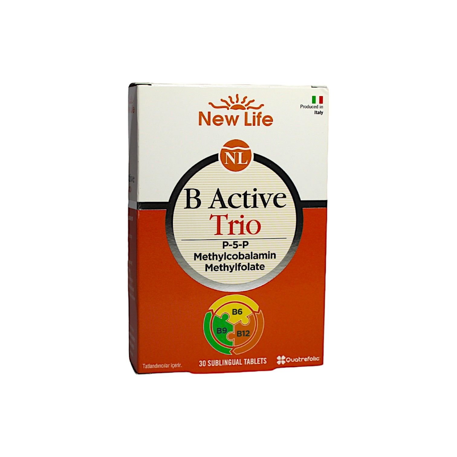 New Life B Active Trio Takviye Edici Gıda 30 Kapsül