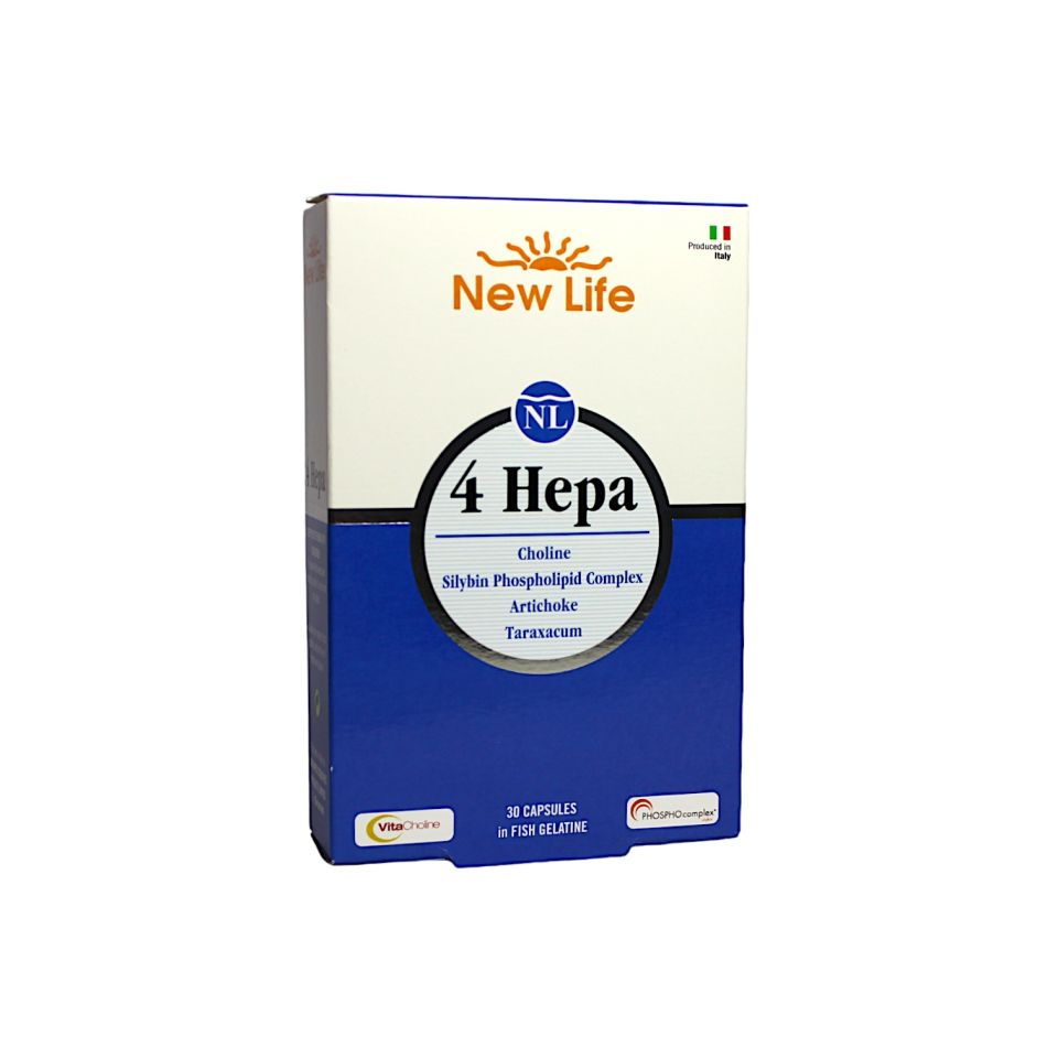 New Life 4 Hepa Takviye Edici Gıda 30 Kapsül