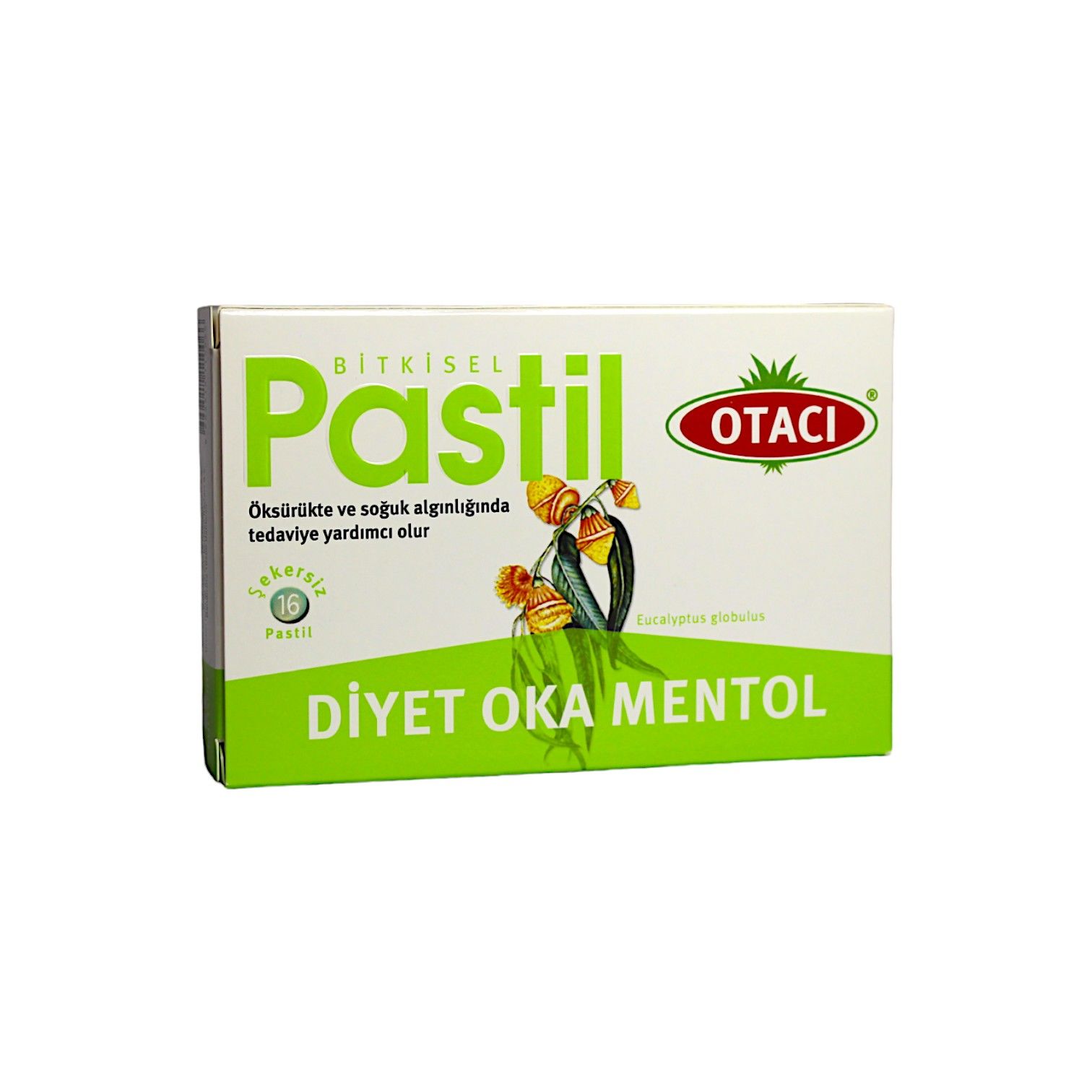 Otacı Diyet Oka Mentol Şekersiz 16 Pastil