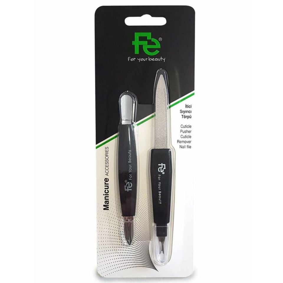 Fe Manikür Et İtici Sıyırıcı Ve Törpü
