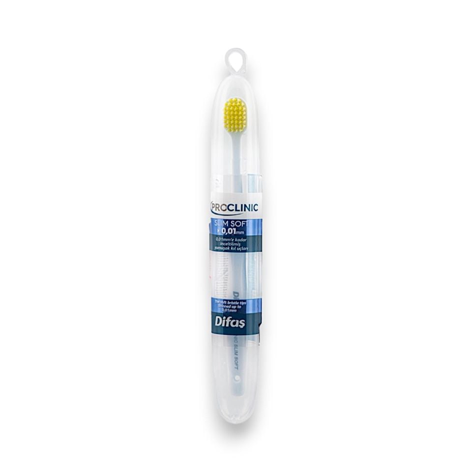Difaş Pro-Clinic Slim Soft Diş Fırçası Seyahat Kutulu 0,01 Mm