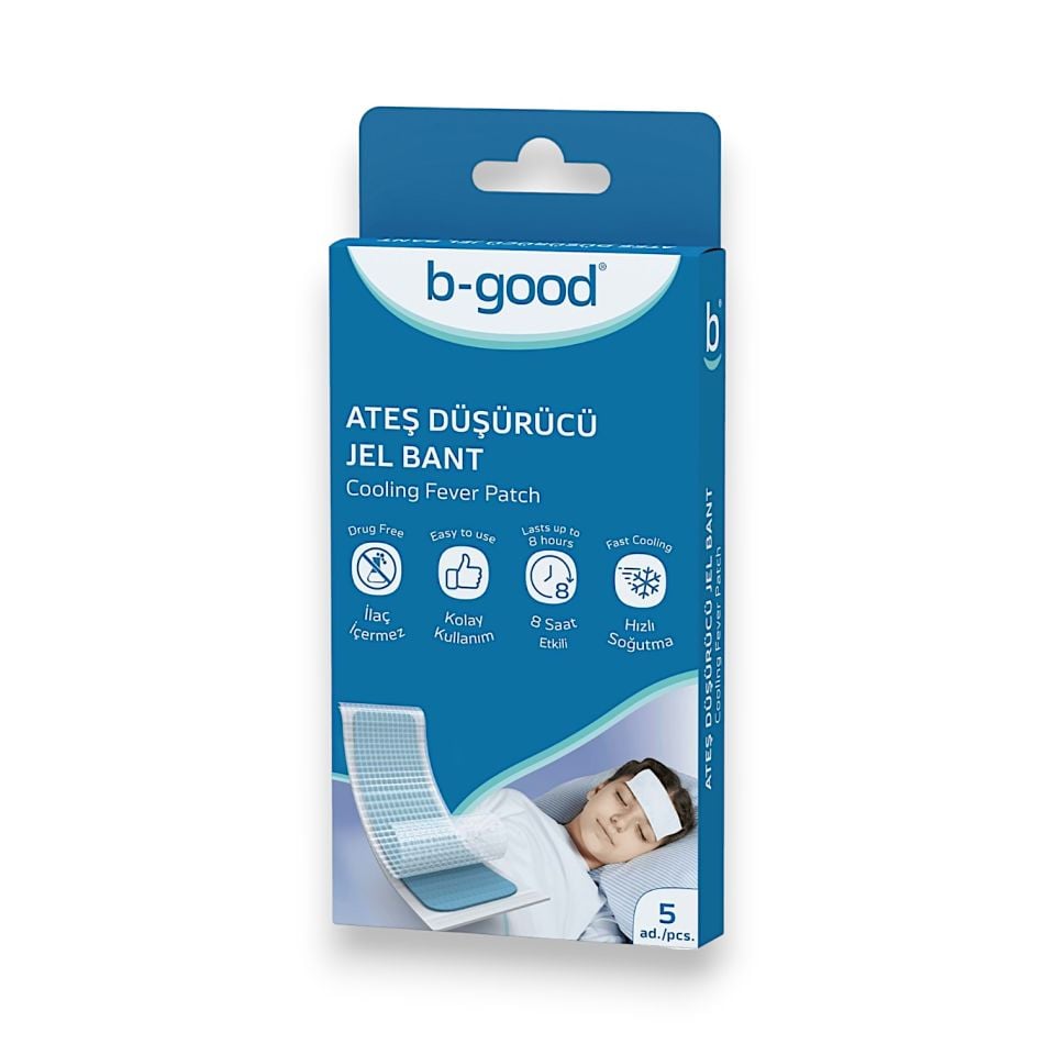 B-Good Ateş Düşürücü Jel Bant 5'li