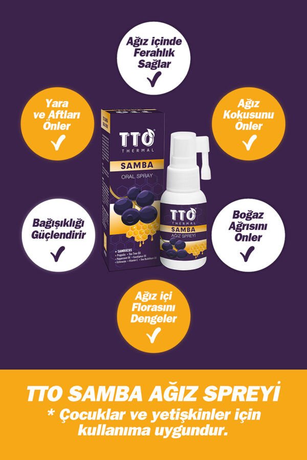 Jeomed TTO Samba Ağız Spreyi 30 ml