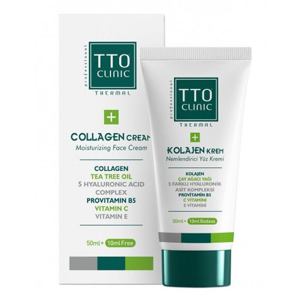 TTO Clinic Kolajen (+) Nemlendirici Yüz Kremi 50+10ml