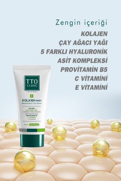 TTO Clinic Kolajen (+) Nemlendirici Yüz Kremi 50+10ml