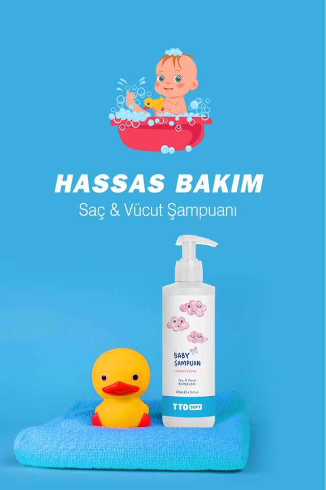 TTO Soft Hassas Bakım Bebek Şampuanı 200 ml