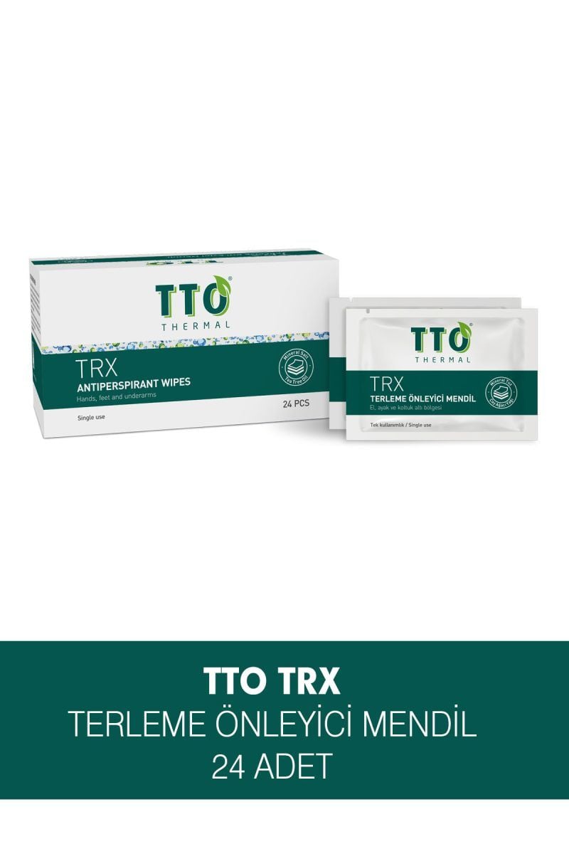 TTO TRX Terleme Karşıtı Mendil 24 Adet