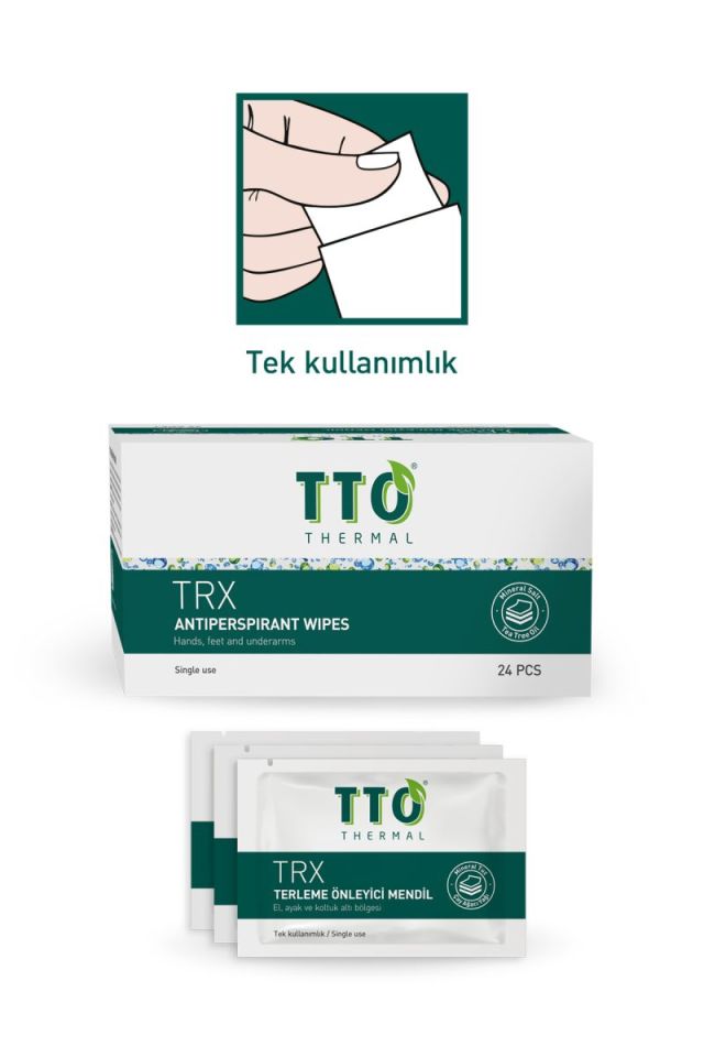TTO TRX Terleme Karşıtı Mendil 24 Adet